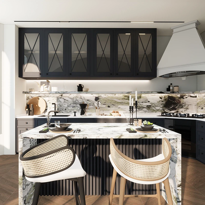 ตู้บุฟเฟ่ต์รูปตัว L